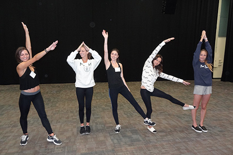 dancers posing